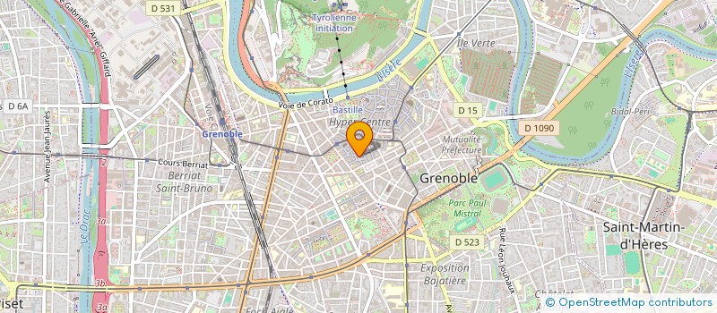 localisation de l'entreprise RIVIERA AGENCY  GRENOBLE