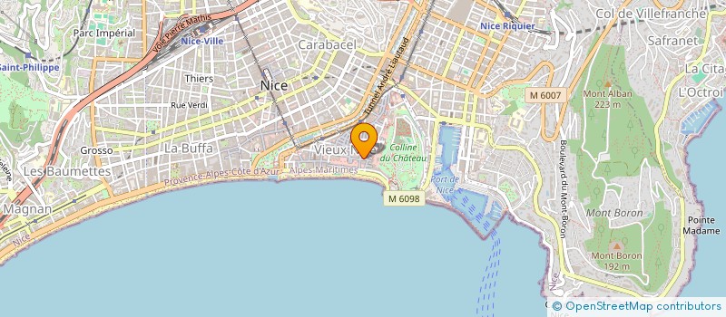 localisation de l'entreprise RIVIERA AUDIO  NICE