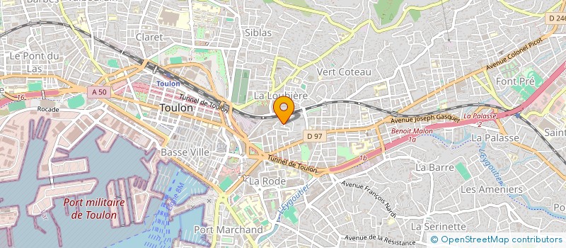 localisation de l'entreprise RIVIERA AUTO 83  TOULON