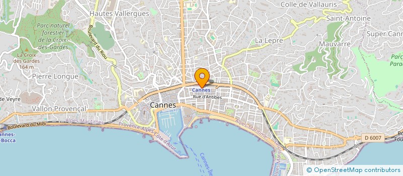 localisation de l'entreprise RIVIERA AUTO FORUM à CANNES