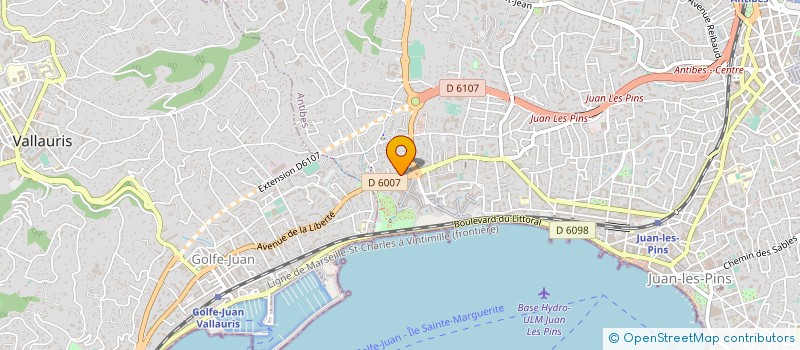 localisation de l'entreprise RIVIERA B à ANTIBES