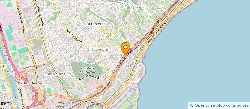 localisation de l'entreprise RIVIERA BAT RENOV  NICE