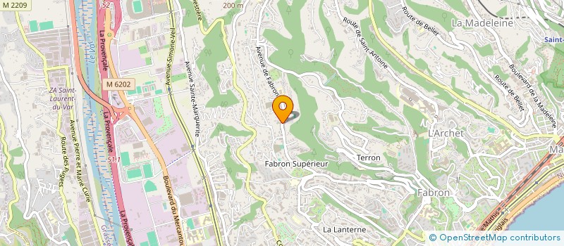 localisation de l'entreprise RIVIERA BUSINESS CONSULTING  NICE