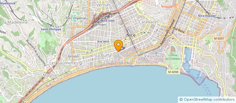 localisation de l'entreprise RIVIERA COMMUNICATION INTERNATIONALE à NICE