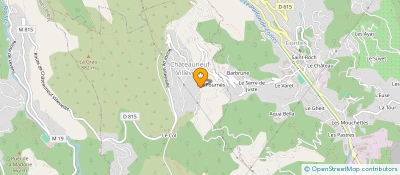 localisation de l'entreprise RIVIERA CONCEPT à CHATEAUNEUF-VILLEVIEILLE