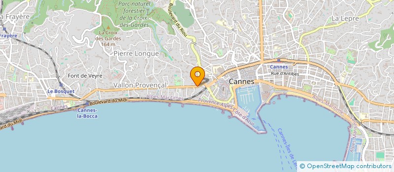 localisation de l'entreprise RIVIERA CONCEPT à CANNES