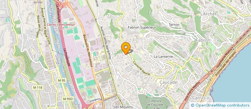 localisation de l'entreprise RIVIERA CONCEPT à NICE