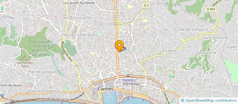 localisation de l'entreprise RIVIERA CONCIERGE SERVICE à CANNES