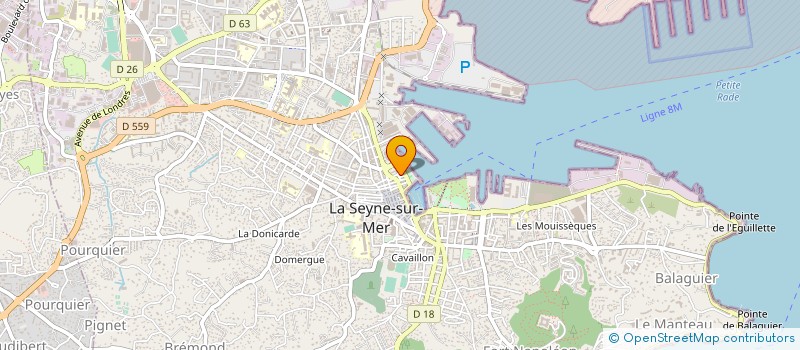 localisation de l'entreprise RIVIERA CONDUITE à LA SEYNE-SUR-MER
