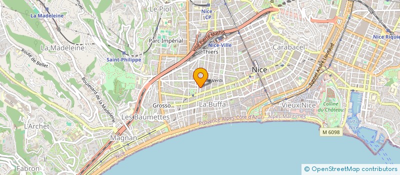 localisation de l'entreprise RIVIERA CONSEILS à NICE
