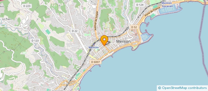 localisation de l'entreprise RIVIERA COURTAGE CONSEILS à MENTON