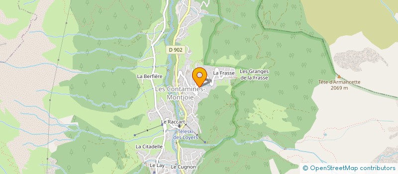 localisation de l'entreprise RIVIERA DES ALPES  CHAMPAGNOLE