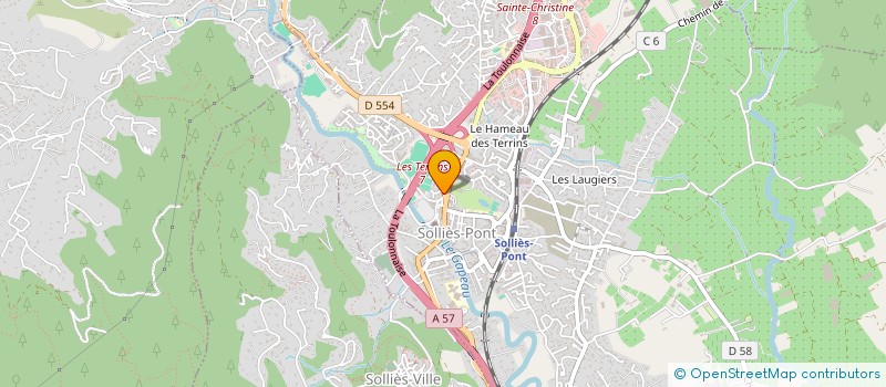 localisation de l'entreprise RIVIERA DREAM AGENCY  SOLLIES-PONT