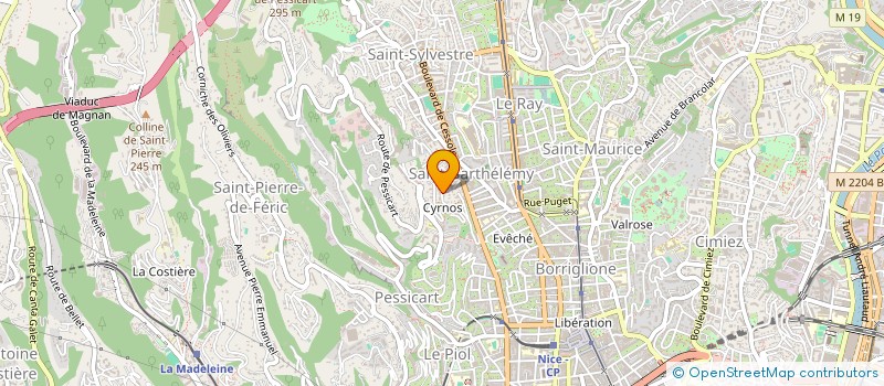 localisation de l'entreprise RIVIERA ELECTRICITE CONCEPT  NICE