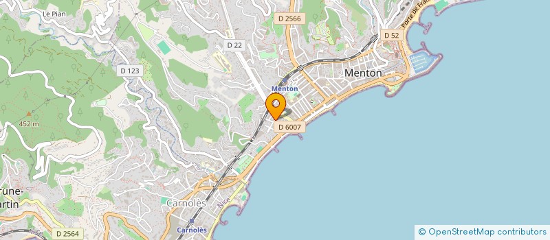 localisation de l'entreprise RIVIERA FINANCE  MENTON