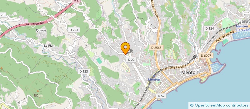 localisation de l'entreprise RIVIERA FINITION  MENTON