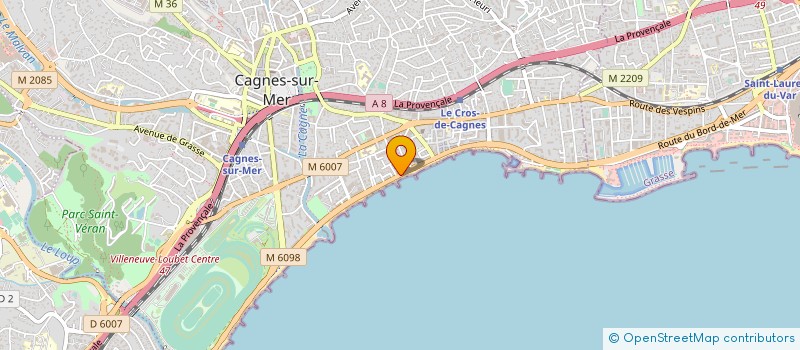 localisation de l'entreprise RIVIERA FOOD à CAGNES-SUR-MER