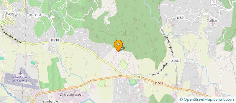 localisation de l'entreprise RIVIERA FROID  TOURRETTES