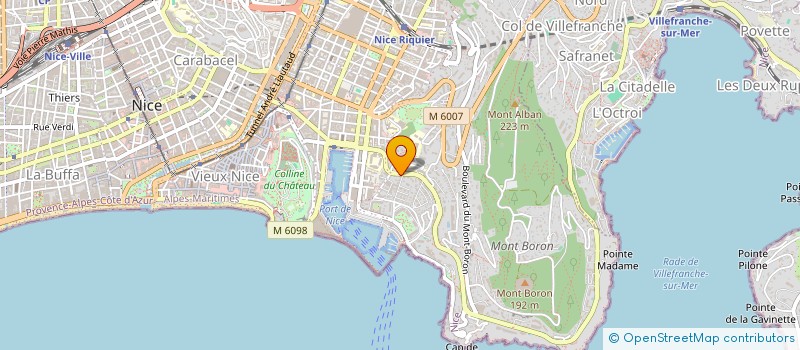 localisation de l'entreprise RIVIERA FUNDING à NICE
