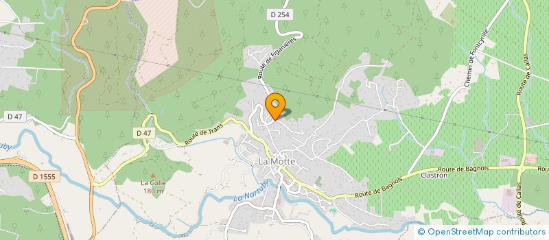 localisation de l'entreprise RIVIERA GARDEN PISCINE  LA MOTTE