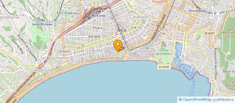 localisation de l'entreprise RIVIERA GASTRONOMIE à NICE