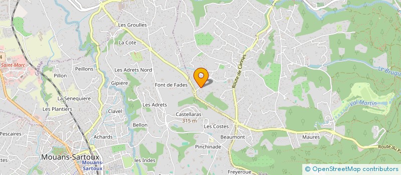 localisation de l'entreprise RIVIERA GOOSE  VALBONNE