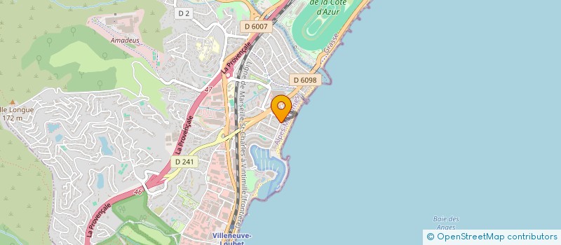 localisation de l'entreprise RIVIERA HOSTS  VILLENEUVE-LOUBET