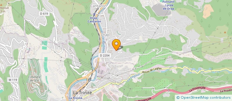 localisation de l'entreprise RIVIERA IMMO  DRAP