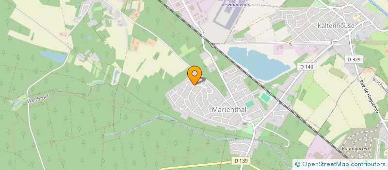 localisation de l'entreprise RIVIERA IMMO  HAGUENAU