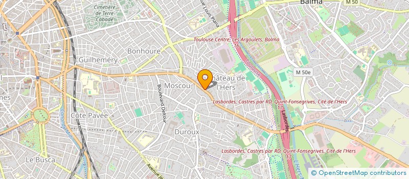localisation de l'entreprise RIVIERA IMMO à TOULOUSE