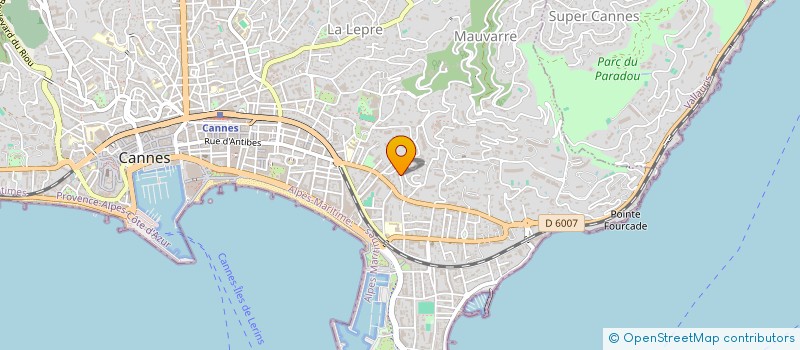 localisation de l'entreprise RIVIERA INTERNATIONAL FRANCE à CANNES