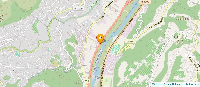 localisation de l'entreprise RIVIERA INVESTMENT  SAINT-JEANNET