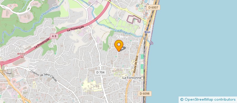 localisation de l'entreprise RIVIERA JARDIN à ANTIBES