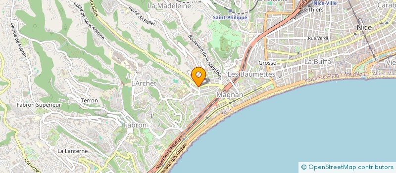 localisation de l'entreprise RIVIERA LOCATION à NICE