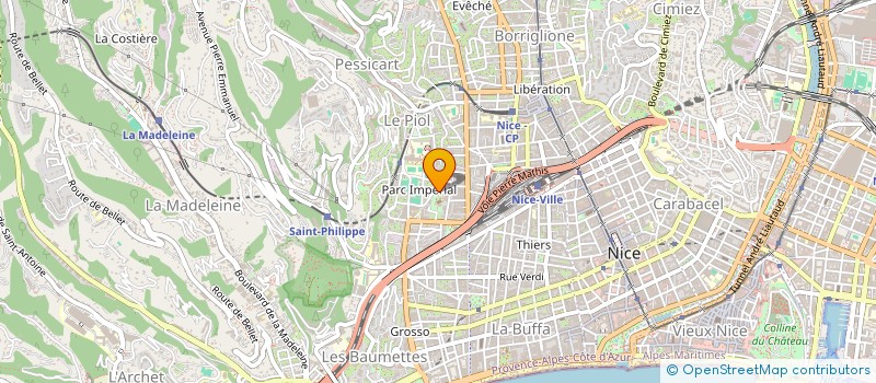 localisation de l'entreprise RIVIERA LUXE PROJECT  NICE