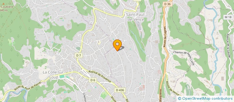 localisation de l'entreprise RIVIERA LUXURY RENT à SAINT-PAUL-DE-VENCE