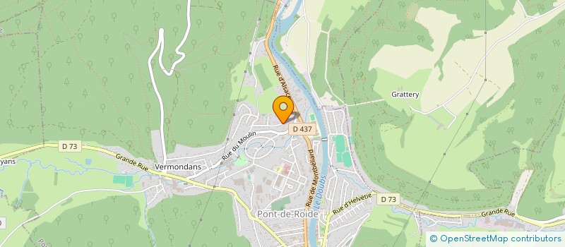 localisation de l'entreprise RIVIERA MARBRERIE  PONT-DE-ROIDE-VERMONDANS