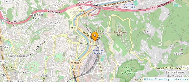 localisation de l'entreprise RIVIERA MONTE-MEUBLES à NICE