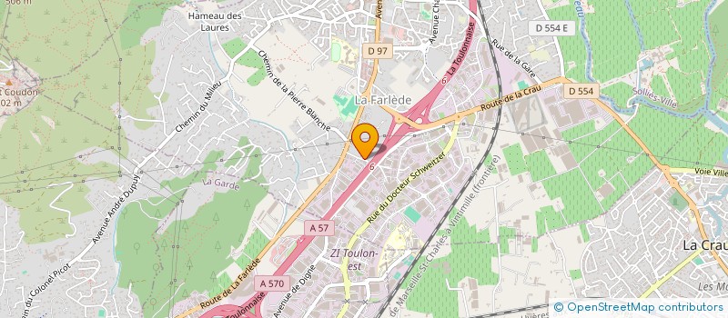 localisation de l'entreprise RIVIERA MOTORS  LA FARLEDE