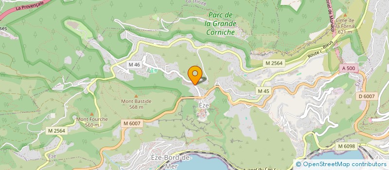 localisation de l'entreprise RIVIERA MUSIC  EZE