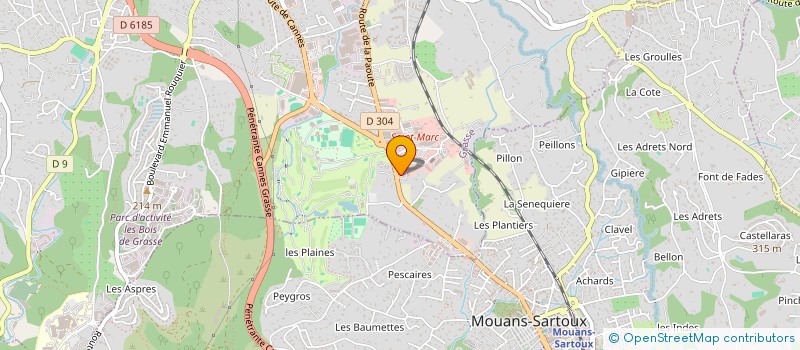 localisation de l'entreprise RIVIERA NOT  GRASSE