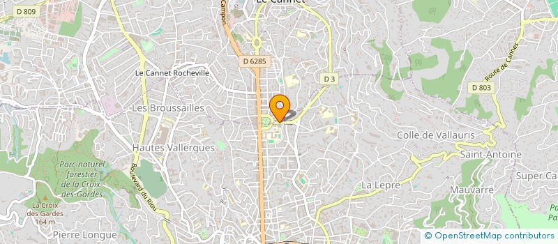 localisation de l'entreprise RIVIERA OSTEOPATHIE à CANNES