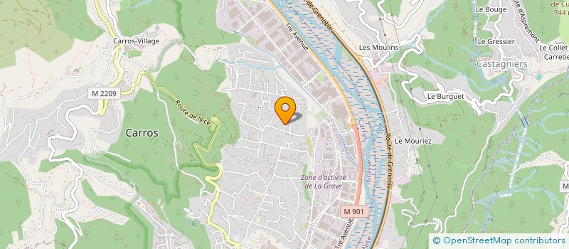 localisation de l'entreprise RIVIERA PCL à CARROS