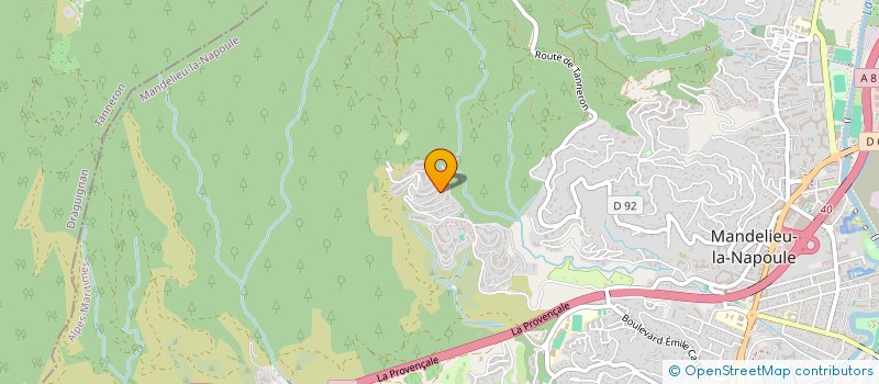 localisation de l'entreprise RIVIERA PESCHET  MANDELIEU-LA-NAPOULE