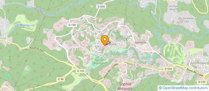 localisation de l'entreprise RIVIERA PRESTIGE CONCIERGE à VALBONNE