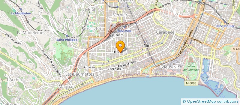 localisation de l'entreprise RIVIERA PRO BAT à NICE