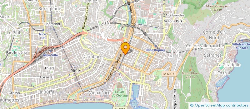 localisation de l'entreprise RIVIERA PROD  NICE