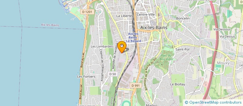 localisation de l'entreprise RIVIERA PROMOTION  AIX-LES-BAINS