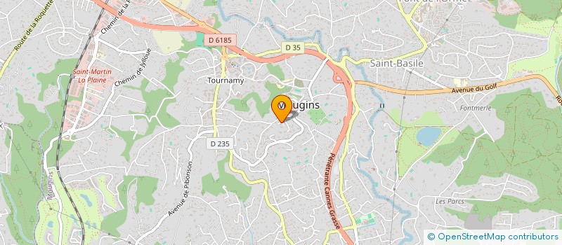 localisation de l'entreprise RIVIERA PROPERTY FRANCE à MOUGINS