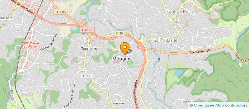 localisation de l'entreprise RIVIERA PROPERTY SERVICES  MOUGINS